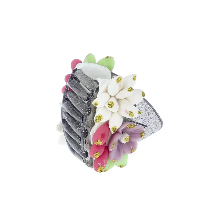 YOU & YOURS Hair clutcher Handmade Artificial Flowers Jewelry for girls women kids
